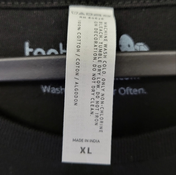 Teeturtle Blood Moon tree t-shirt Black Red XL - Picture 6 of 8